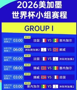 2026世界杯比赛精彩瞬间